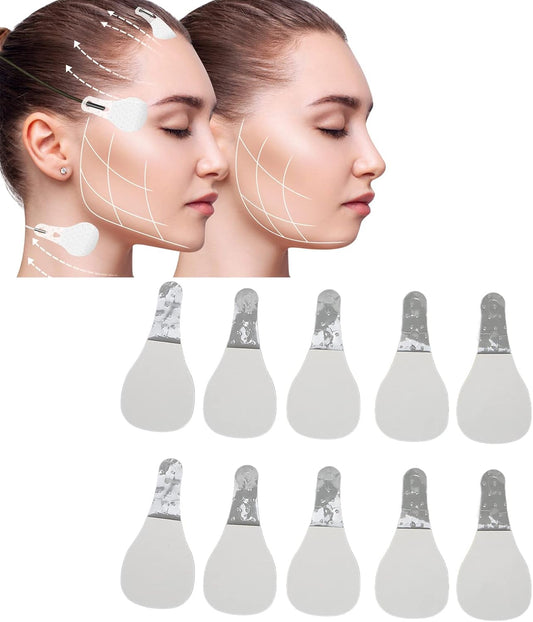 Lot De 60 Bandes Invisibles De Levage Du Visage Avec 3 Cordes Fixes, Autocollants Instantanés Pour Le Visage, Le Cou Et Les Yeux, Bandes V-Line Pour Raffermir La Peau, Patchs Pour Le Visage